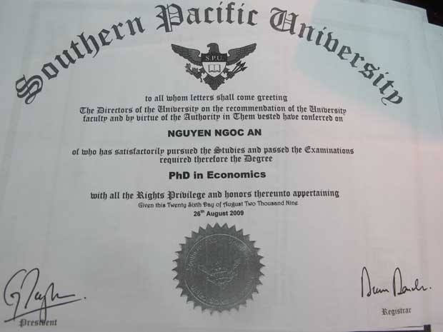 Phd Economics Diploma